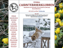 Tablet Screenshot of cairnterrier.se