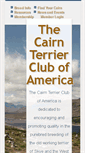Mobile Screenshot of cairnterrier.org